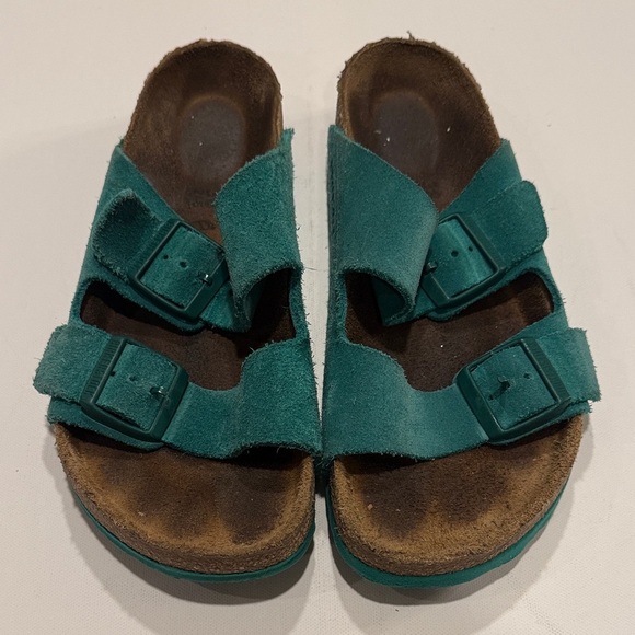 Birkenstock Teal Double Strap Sandals
